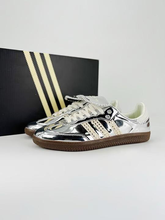 Adidas x Wales Bonner Samba Silver Metallic